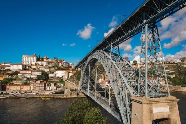 Vista Del Puente Arqueado Luis Con Carretera Bajo Nivel Línea — Foto de Stock