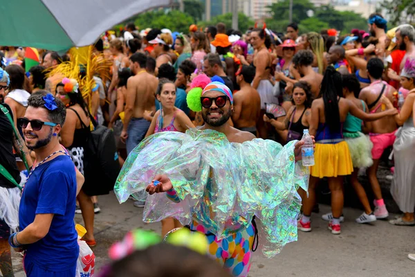 Río Janeiro Brasil Marzo 2019 Los Brasileños Celebran Carnaval Callejero —  Fotos de Stock