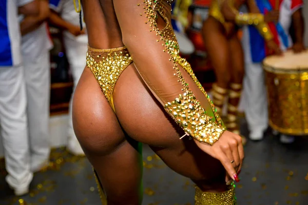 Ρίο Ντε Τζανέιρο Βραζιλία Ιουνίου 2019 Όμορφη Χορεύτρια Samba Που — Φωτογραφία Αρχείου