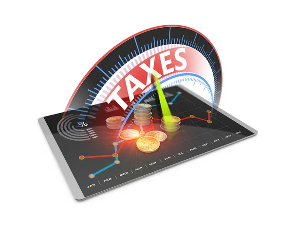 Impuestos Estadísticas financieras, visión, presupuesto y tasas —  Fotos de Stock