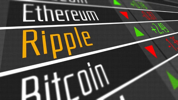 Ripple Crypto devizapiacon — Stock Fotó