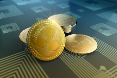 Parlak dalgalanma Kripto-para arka plan