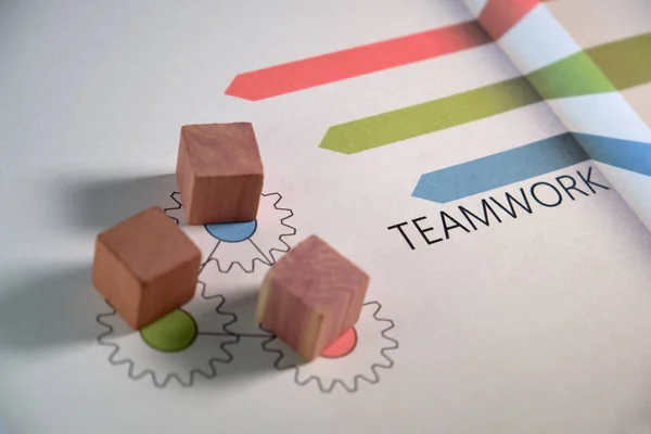 Teamwork Kreativität Denken Innovation Wissen Und Motivation — Stockfoto