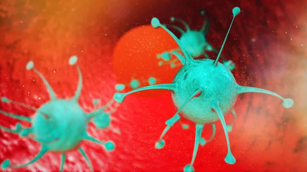 Coronavirus Enfermedad Pandémica Peligrosa Gripe Riesgo Infección Concepto Salud Ciencia — Foto de Stock