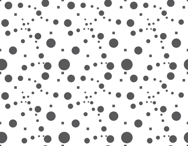 Seamless Circle Pattern. Monochrome Dots Background. Abstract Grid Ornament. Pixel Graphic Design. Modern Textile Tracery — Stock Fotó