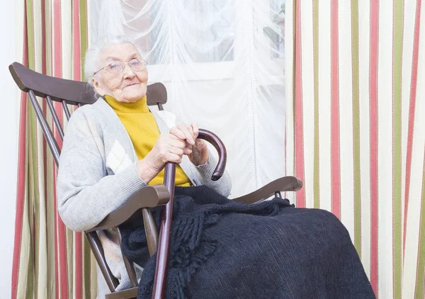 Kind elderly lady — Stock Photo, Image