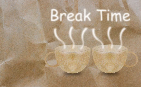 Tiempo de descanso, concepto de hora del café —  Fotos de Stock