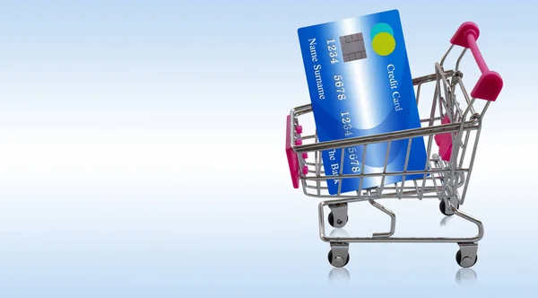 Kredi kart kavramı — Stok fotoğraf