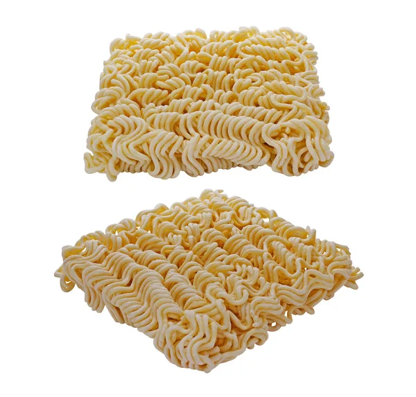 Macarrão, Ramen em fundo branco — Fotografia de Stock