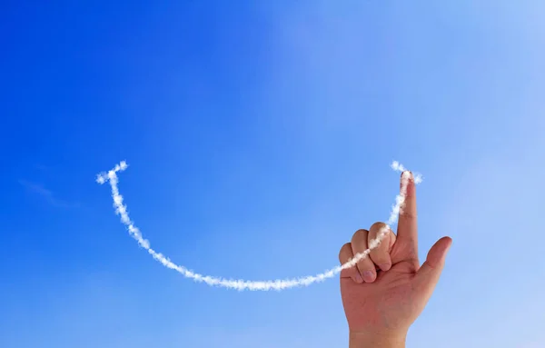 Concepto de felicidad Antecedentes — Foto de Stock