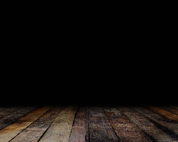 Podłogi z drewna i cień — Zdjęcie stockowe