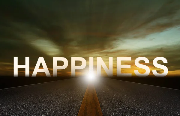 Tle koncepcji szczęścia — Zdjęcie stockowe