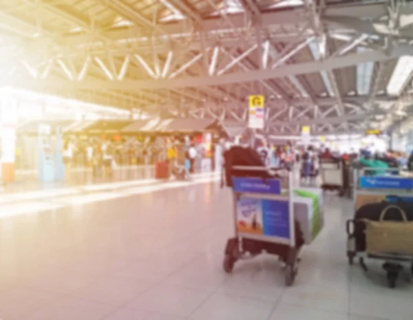 Aeroporto terminal borrão fundo — Fotografia de Stock