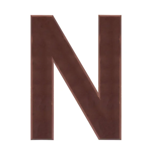 Ізолювати шоколад абетка — стокове фото