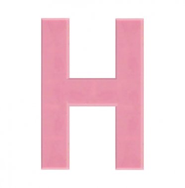 Çikolata alfabe izole