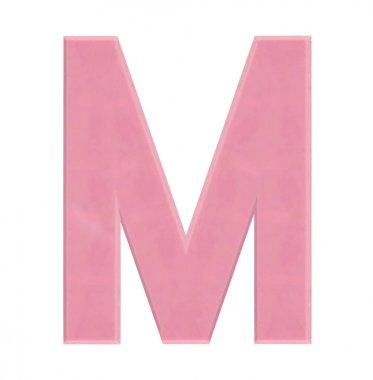 Çikolata alfabe izole