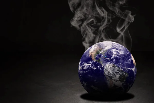 Küresel ısınma ve çevre kirliliği kavramı — Stok fotoğraf