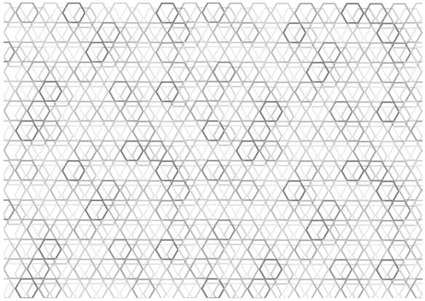 Silhouettes Abstraites Hexagones Gris Vectoriel Isolées Sur Fond Blanc Fond — Image vectorielle