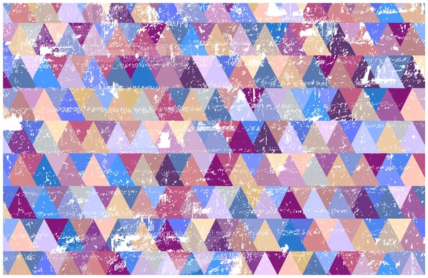 Abstract Vector Retro Background Pastel Triangles Rough Triangles Template — Stock Vector