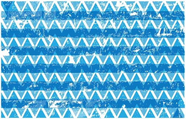 Bright Vector Background Rough Blue Triangles Simple Retro Blue White — Stock Vector