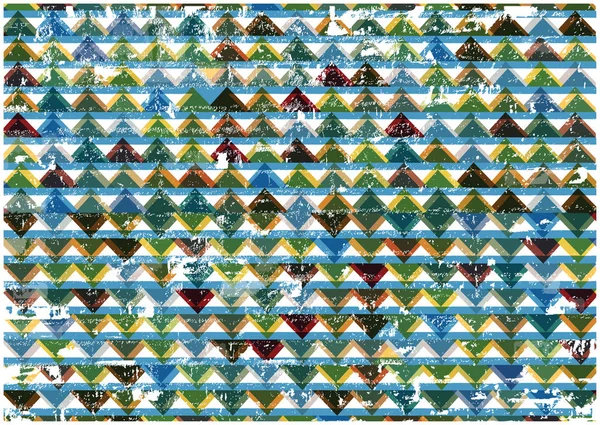 Vector Abstracto Fondo Retro Con Coloridos Triángulos Ásperos — Archivo Imágenes Vectoriales