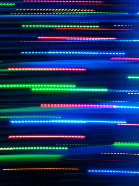 Wazig Abstracte Fotografie Van Neon Lights Door Nacht — Stockfoto