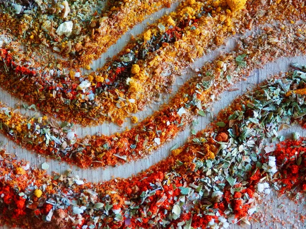 Color macro photography of herbs and spices — Stock Photo, Image