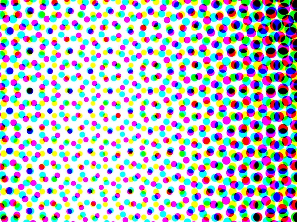 Abstraktní Barvy Pozadí Polotónů Jednoduché Módní Puntíky Izolovaných Bílém Pozadí — Stock fotografie