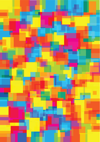 abstract vector bright rainbow squaes background
