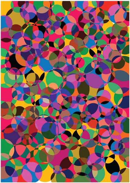 Vector abstracto brillante burbujas fondo — Vector de stock