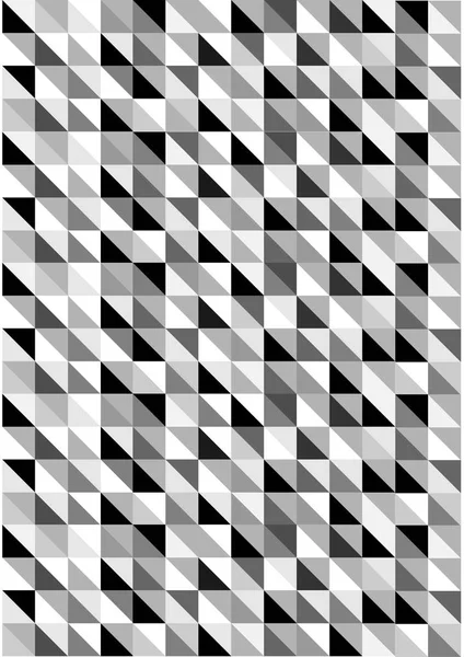 Vector abstracto triángulos blanco y negro fondo — Vector de stock