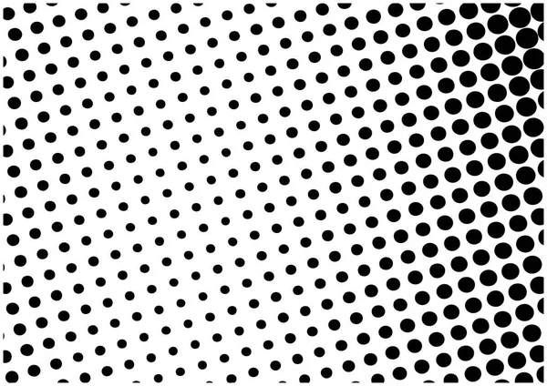 Black and white color halftone vector background — Stock Vector