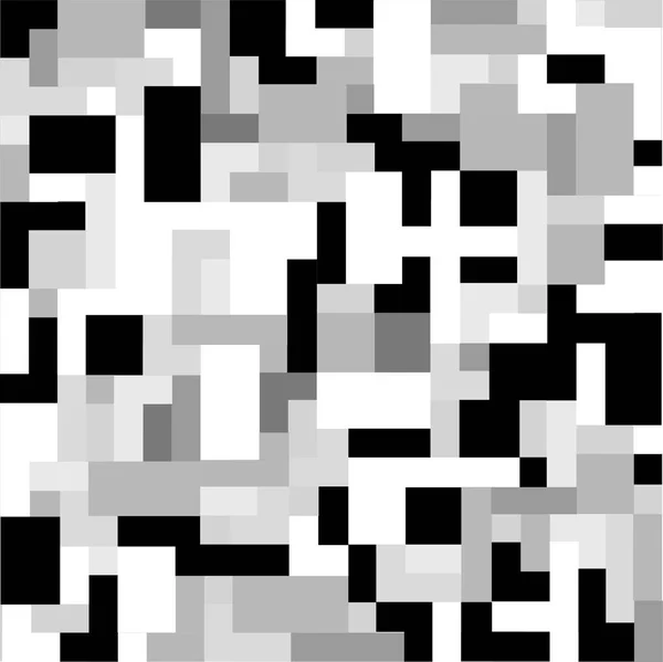 Siyah ve beyaz mozaik karolar arka plan — Stok Vektör