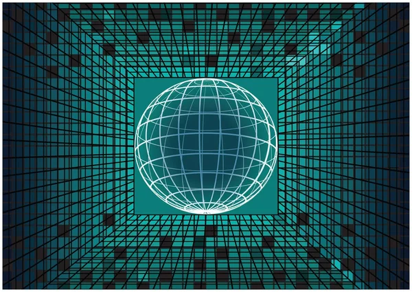 Vector matrix background — Stock Vector © akomov #7329757