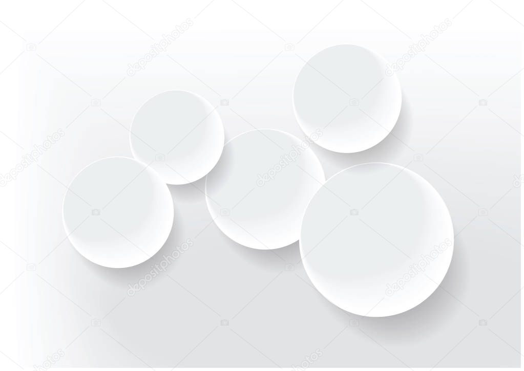 modern vector background with white labels on light background