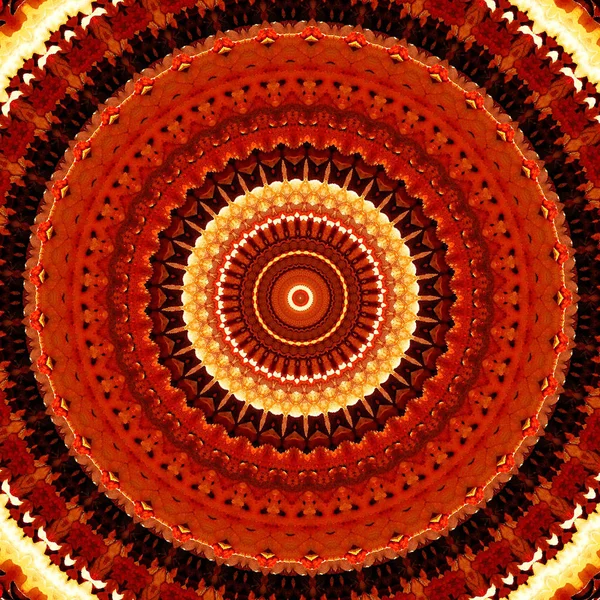 Cor Abstrato Redondo Mandala Design Trendy Abstrato Brilhante Mandala Fundo — Fotografia de Stock