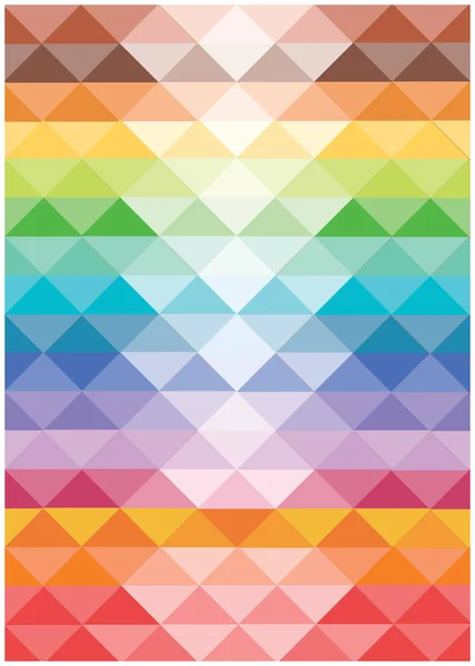 Fondo de polígonos bajos de arco iris brillante. Color abstracto vector mosaico azulejos fondo . — Vector de stock