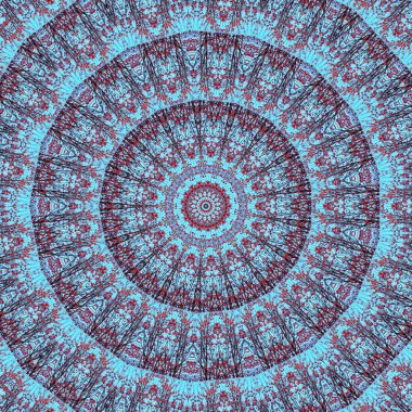 Renk soyut simetrik mandala. Soyut doğal mandala arka plan.