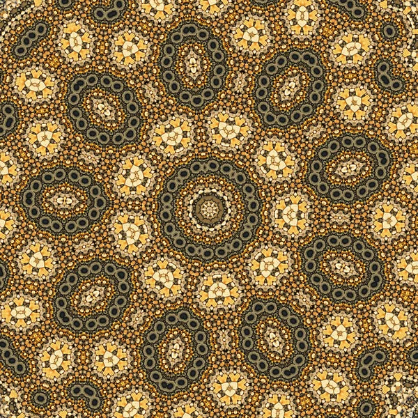 Fond Mandala Abstrait Couleur Abstrait Mosaïque Galets Mandala Fond Cercle — Photo