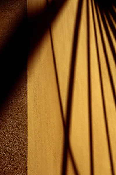 Künstlerische Abstrakte Fotografie Dunkler Schatten Der Wand Farbdetailaufnahmen Von Schatten — Stockfoto