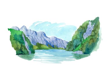 Doğal yaz manzarası 