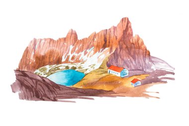 güzel dağ manzarası