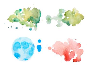 soyut suluboya aquarelle sanat