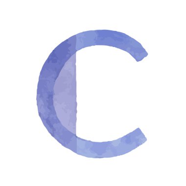 Renkli suluboya aquarelle yazı tipi türü el yazısıyla yazılmış el çizmek