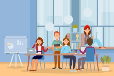 İş insanlar ekip çalışması işçi Office birlikte çalışma