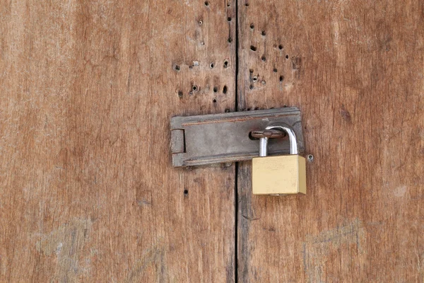 Vecchia porta di legno . — Foto Stock