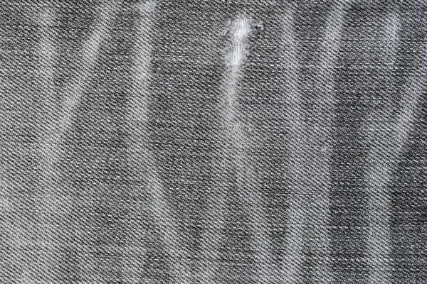 Fabric pattern texture of denim or black jeans. — Stock Photo, Image