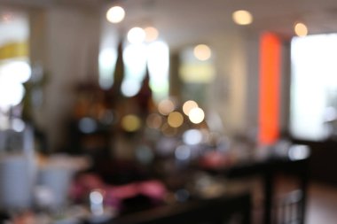 Restoran Cafe arka plan bulanıklık.