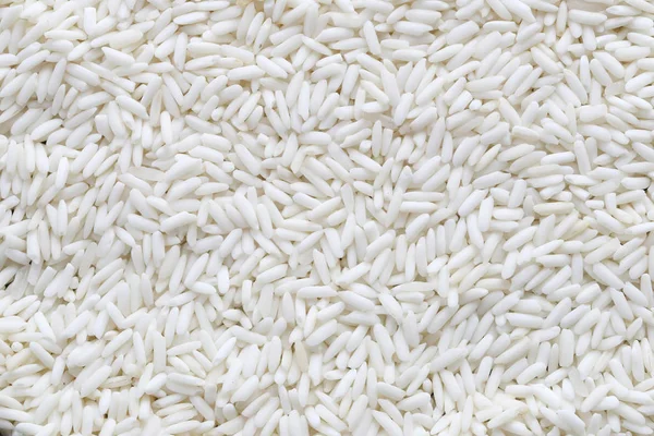 Органический белый рис, клейкий рис или липкий рис . — стоковое фото