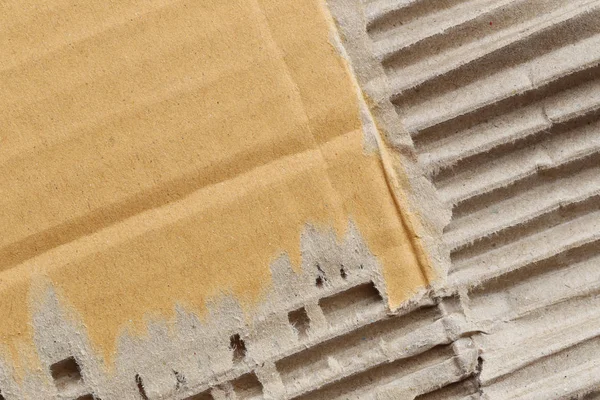 Texture della scatola di carta marrone . — Foto Stock